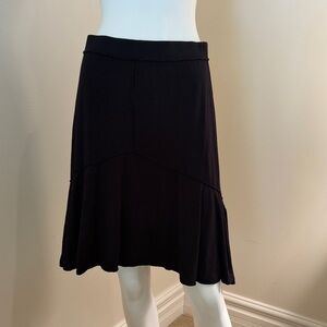 Max Studio Black Asymmetrical Skirt
